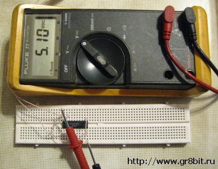 Circuit power: +5V