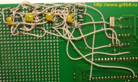 CPU board prototype, solder side