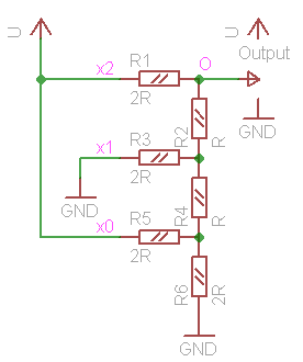 3-bit covox, state 101