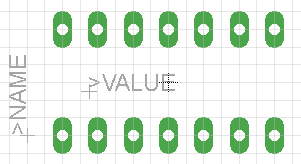 Creating DIL14 package, step 4