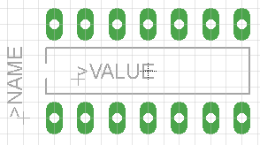 Creating DIL14 package, step 5