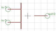 Creating NAND gate, step 4