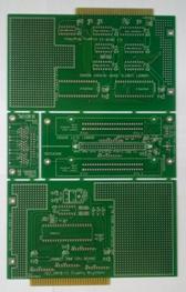 GR8BIT memory, CPU, slot and keyboard boards on a single PCB sheet